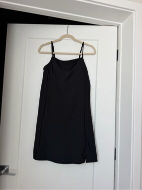 Old Navy Black Mini Slip Dress with Spaghetti Straps
